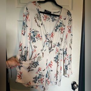 Blue B Floral Boutique Romper